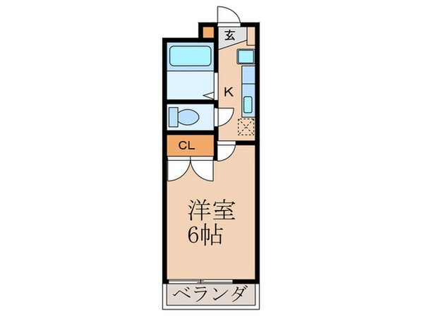 アリュール学院前Ⅰの物件間取画像